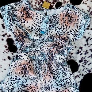 Cheetah Romper
